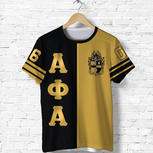 (Custom) Getteestore T-shirt - Alpha Phi Alpha Half Style T-shirt A31