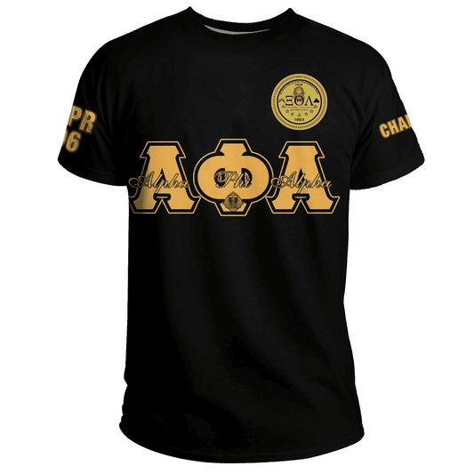 Gettee Tee - Alpha Phi Alpha - Xi Theta Lambda Chapter - Spartanburg Alphas T-Shirt A7