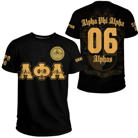 Gettee Tee - Alpha Phi Alpha - Xi Theta Lambda Chapter - Spartanburg Alphas T-Shirt A7