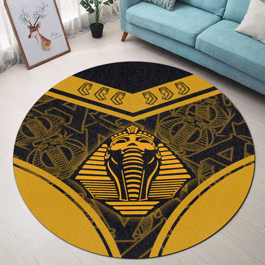Getteestore Round Carpet -  Round Carpet Alpha Phi Alpha Sphynx Stylized A35