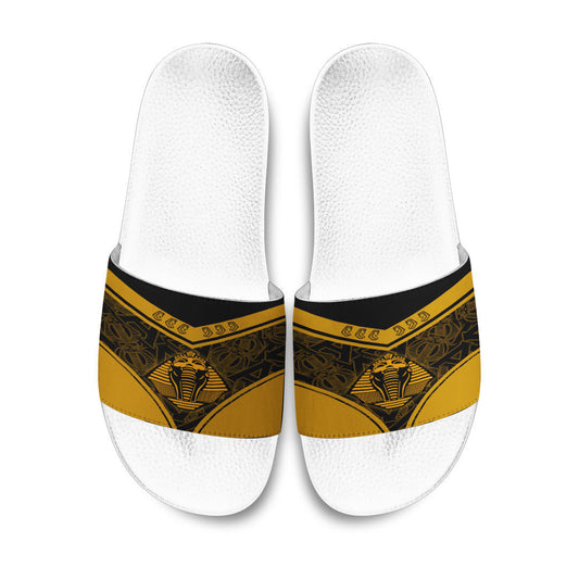 Getteestore Slide Sandals -  Slide Sandals Alpha Phi Alpha Sphynx Stylized A35