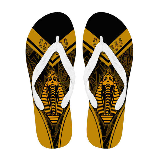 Gettee Store Flip Flops -  Alpha Phi Alpha Sphynx Stylized Flip Flops | Gettee Store

