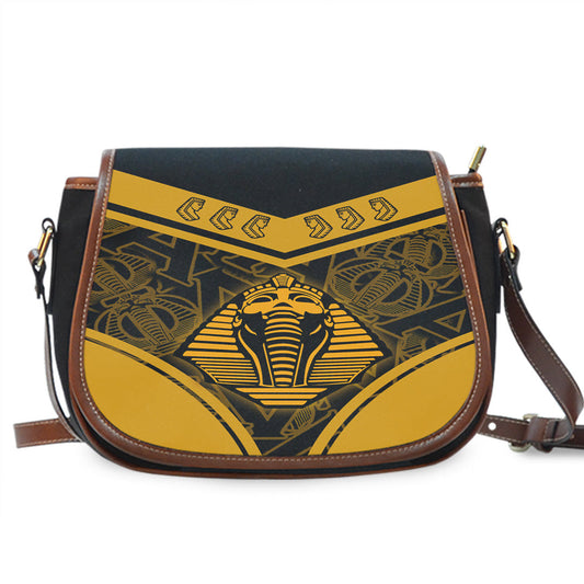 Gettee Store Saddle Bag -  Alpha Phi Alpha Sphynx Stylized Saddle Bag | Gettee Store
