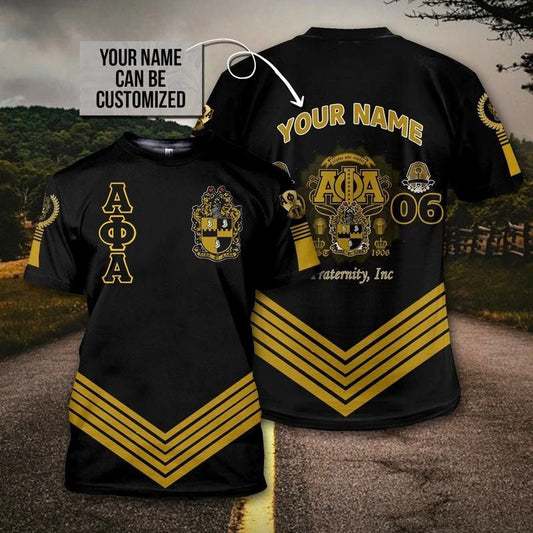GetteeStore T-Shirt - Personalized Pharaoh King Alpha Phi Alpha T-shirt J5