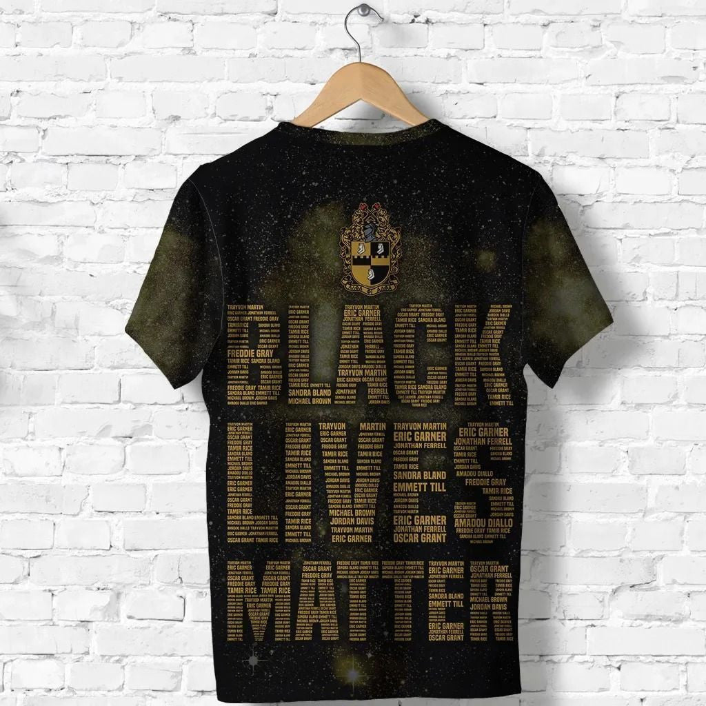 GetteeStore T-shirt - ALPHA PHI ALPHA FRATERNITY BLACK LIVES MATTER NO.1 T-SHIRT J5