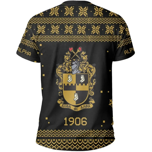 GetteeStore T-Shirt - Alpha Phi Alpha Xmas Motto T-Shirt J09