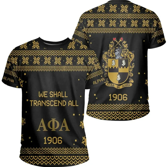 GetteeStore T-Shirt - Alpha Phi Alpha Xmas Motto T-Shirt J09
