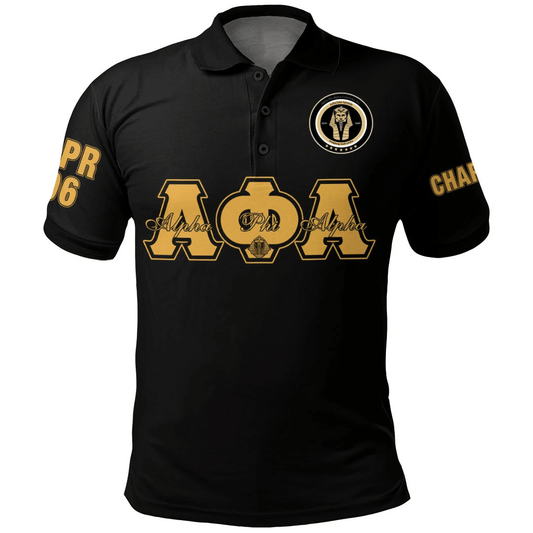 GetteeStore Polo Shirt - Alpha Phi Alpha Eastern Region of Alpha Phi Alpha Polo Shirt A7