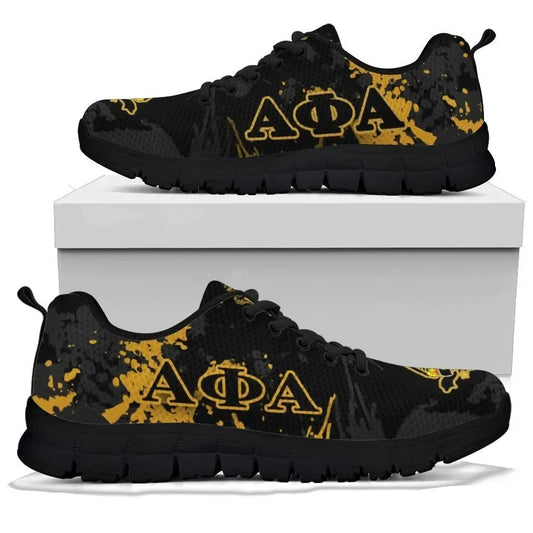 Gettee Shoes - Alpha Phi Alpha Sneakers - Spaint Style Ver.2 J89